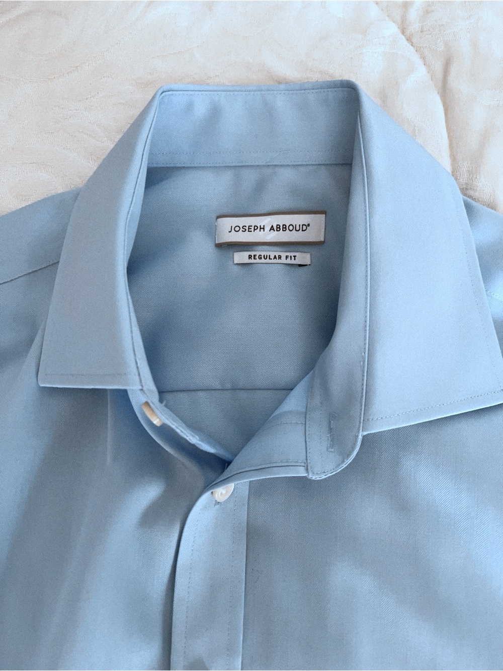 Joseph Abboud Light Blue Men’s Dress Shirt - Regular Fit